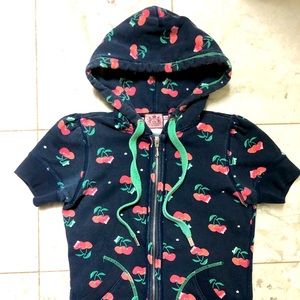 Juicy Couture Cherry zip up size Small $25